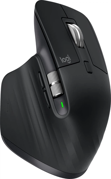 Мышь Logitech MX Master 3 Advanced Wireless/Bluetooth Black (910-005710) - Фото 1 Мышь Logitech MX Master 3 Advanced Wireless/Bluetooth Black (910-005710) - изображение 1