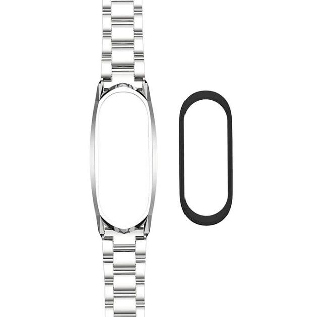 Металлический ремешок Primo Mijobs для фитнес-браслета Xiaomi Mi Band 4 - Silver - изображение 4
