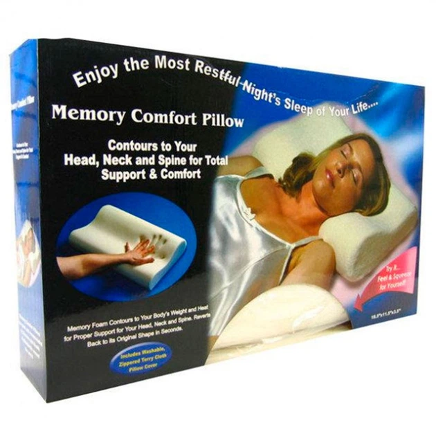 Ортопедическая подушка с эффектом памяти Memory Foam Pillow - изображение 5