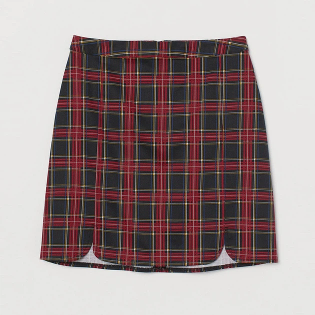 Спідниця H&M 0634068_клітина 32 Червона (KAY2000000964461) - Фото 1 Спідниця H&M 0634068_клітина 32 Червона (KAY2000000964461) - зображення 1
