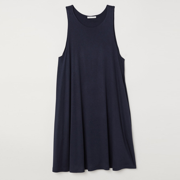 Сукня коротка осіння жіноча H&M 0629381_тем. синій_01 XS Темно-синя від Rozetka на платформі USKIDKA Акція на Сукня коротка осіння жіноча H&M 0629381_тем. синій_01 XS Темно-синя від Rozetka