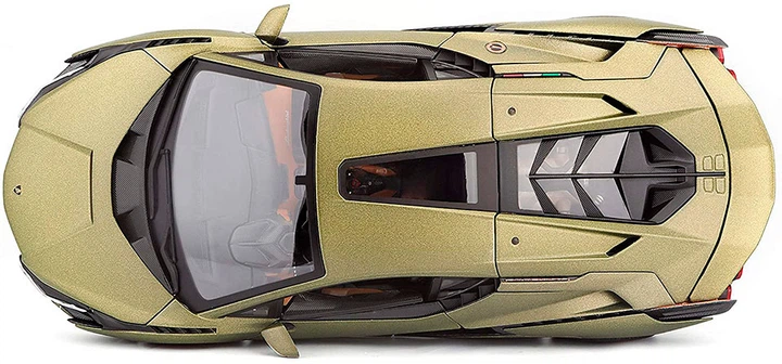 Автомодель Bburago Lamborghini Sian FKP 37 1:18 Зелена (4893993110469) - зображення 3