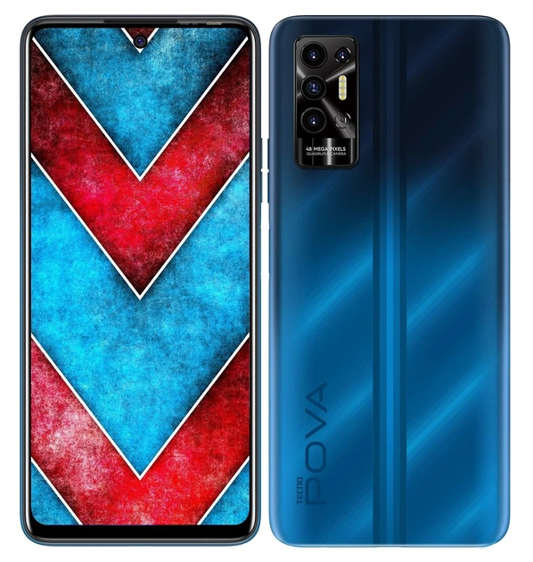 88pollon 2 TECNO POVA-2 (LE7n)[Energy Blue] – фото, відгуки, характеристики в
