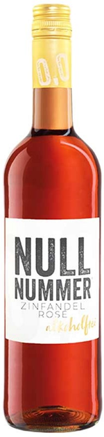 Вино Dr. Zenzen Nullnummer Deutscher Zinfandel Rose рожеве напівсолодке 0.75 л безалкогольне (4008005045459) - зображення 1