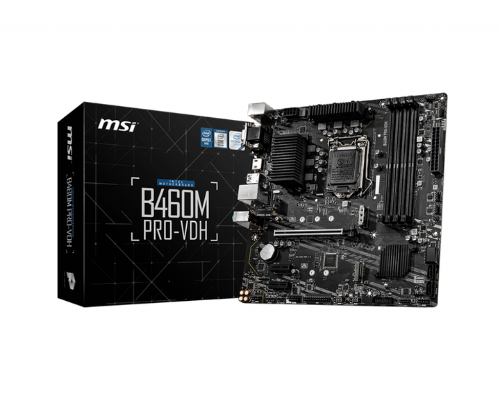 Материнська плата MSI B460M PRO-VDH S1200 - Фото 1 Материнська плата MSI B460M PRO-VDH S1200 - изображение 1