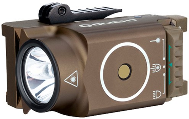 Фонарь аккумуляторный Olight Baldr RL Mini DT с ЛЦУ красного цвета (23703306) - изображение 6