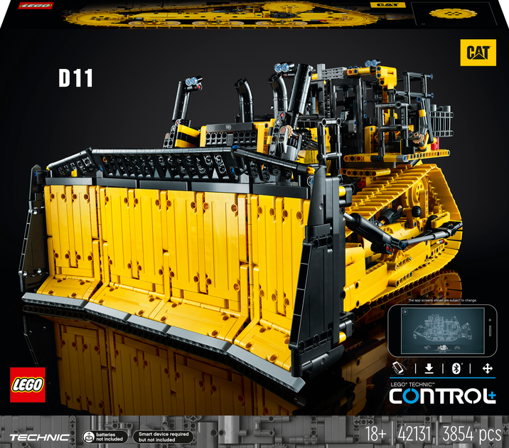 Конструктор LEGO Technic Бульдозер Cat D11 на пульте управления 3854 ...