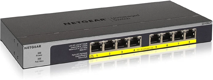 Przełącznik Netgear GS108LP (GS108LP-100EUS) - obraz 3