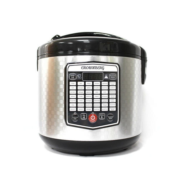 Мультиварка Crownberg CB 5523 (45 программ, 5 л.) 860W с фритюрницей - изображение 6