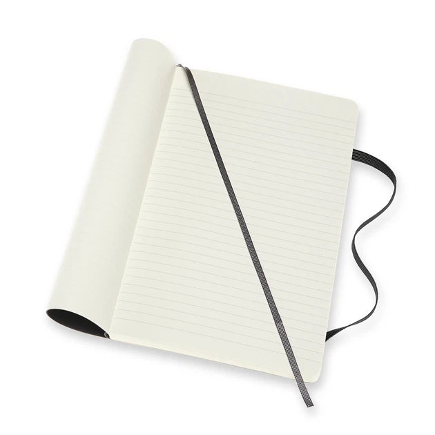 Записник Moleskine Classic середній / Лінійка-Нелінований Чорний М’який (8056420852974) - изображение 4