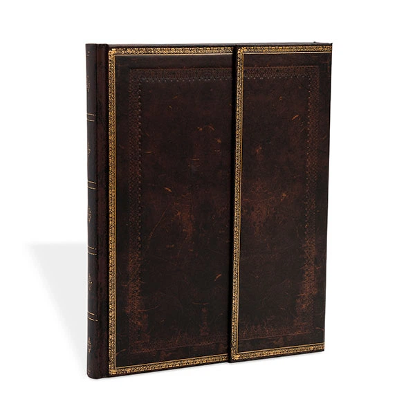 Записник Paperblanks Стара Шкіра великий / Лінійка Чорний Марокканський (9781551568386) - Фото 2 Записник Paperblanks Стара Шкіра великий / Лінійка Чорний Марокканський (9781551568386) - изображение 2