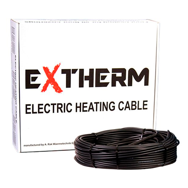 Нагревательный кабель Extherm ETС-ECO-20 500 Вт; 25 м двухжильный с экраном для теплого пола и обогрева помещений - изображение 3