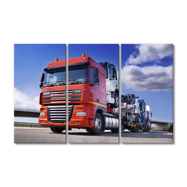 Модульная картина Artel «Грузовик Кенворт W900» 3 модуля 70x105 см - Фото 1 Модульная картина Artel «Грузовик Кенворт W900» 3 модуля 70x105 см - изображение 1