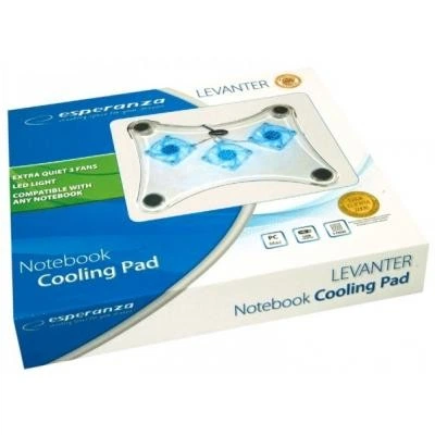 Подставка для ноутбука Esperanza Levanter Notebook Cooling Pad to size 15.6" (EA107) - Фото 3 Подставка для ноутбука Esperanza Levanter Notebook Cooling Pad to size 15.6" (EA107) - изображение 3