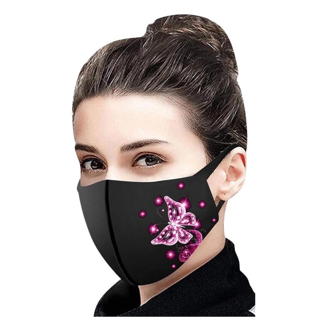 Стильная защитная маска с бабочками для девушки Cra-Z-Art - изображение 2