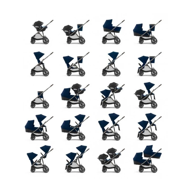 Прогулянкова коляска Cybex Gazelle S TPE Navy Blue, 4058511903644 - зображення 14