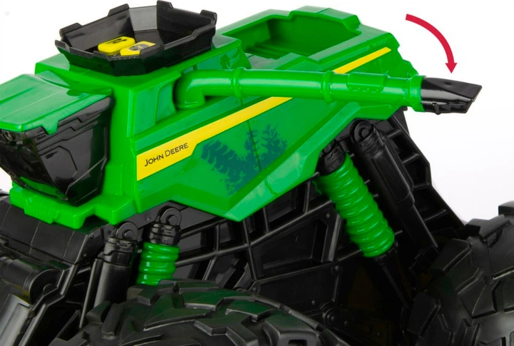 Іграшковий комбайн Tomy John Deere Monster Treads з молотаркою та великими колесами (0036881473299) - зображення 6