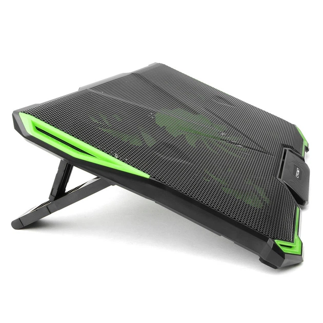 Охлаждающая подставка под ноутбук CROWN CMLS-K332 Green до 19 " - изображение 3
