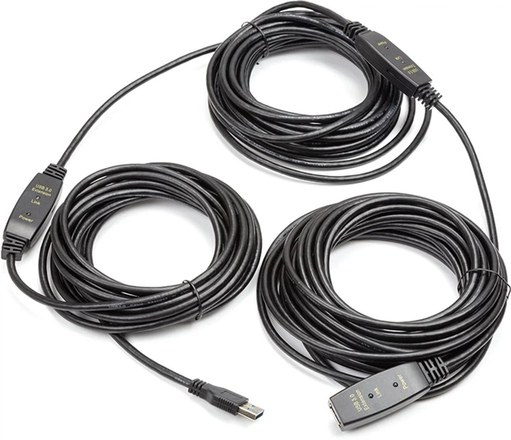 Активный удлинитель PowerPlant USB 3.0 AM - AF, 20 м (CA912865) - Фото 2 Активный удлинитель PowerPlant USB 3.0 AM - AF, 20 м (CA912865) - изображение 2