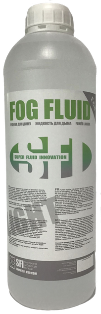 Рідина для диму машини Легка SFI Fog Eco Light 1л - Фото 1 Рідина для диму машини Легка SFI Fog Eco Light 1л - зображення 1