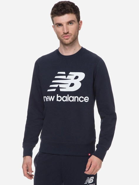 Свитшот New Balance Ess Stacked Logo MT03560ECL S Синий (194389363990) 