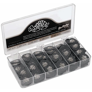Медиаторы DUNLOP 4880 TORTEX PITCH BLACK CABINET - изображение 2