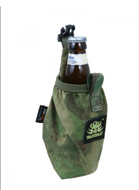Складной подсумок для бутылки молле Pantac Traveller Foldable Bottle Pouch OT-C558, Cordura Dig.Conc.Syst. A-TACS FG - изображение 1