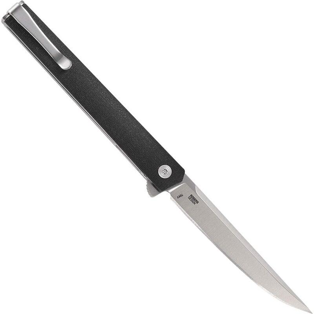 EDC ніж CRKT CEO Flipper Plain Edge Satin with Black Handle 7097 - зображення 2