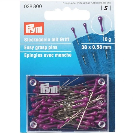 Булавки портновские с грушевидными головками Prym 028800 - изображение 3