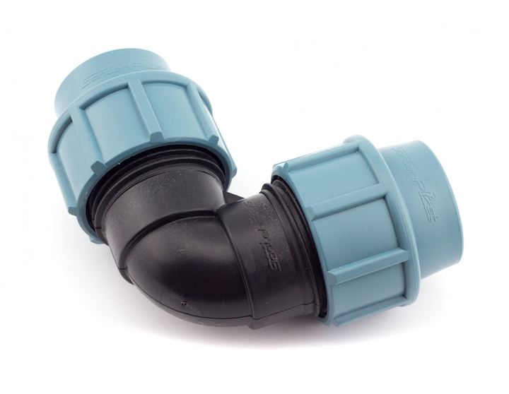 Колено зажимное 20х20 "Santehplast" для полиэтиленовых пнд труб – фото ...