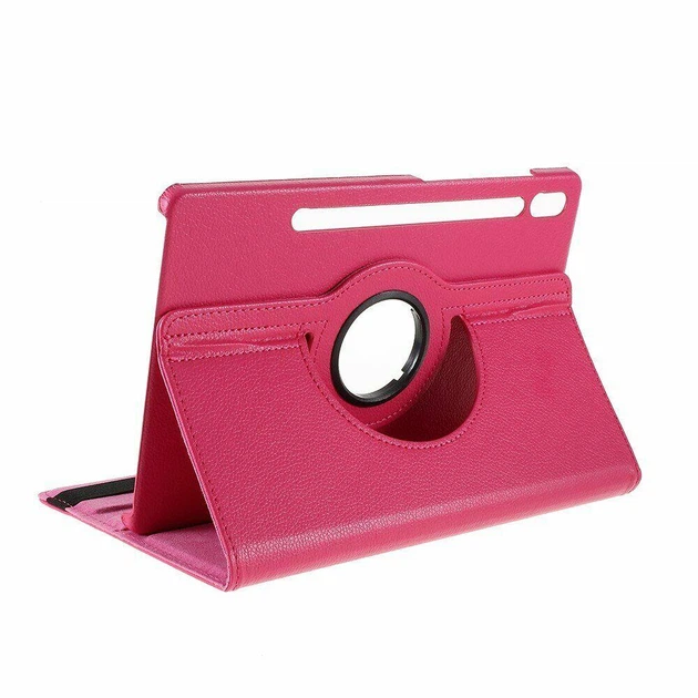Чохол-книжка Rotating Case для Samsung Galaxy Tab S7 / S8 11.0 (Wake / Sleep) Rose - зображення 3