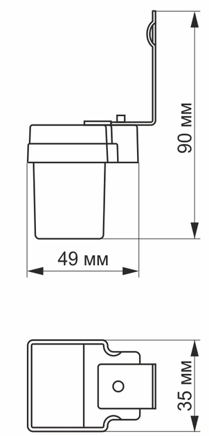 Датчик освещенности VIDEX VL-SN01 6A 220V фотометрический - изображение 3