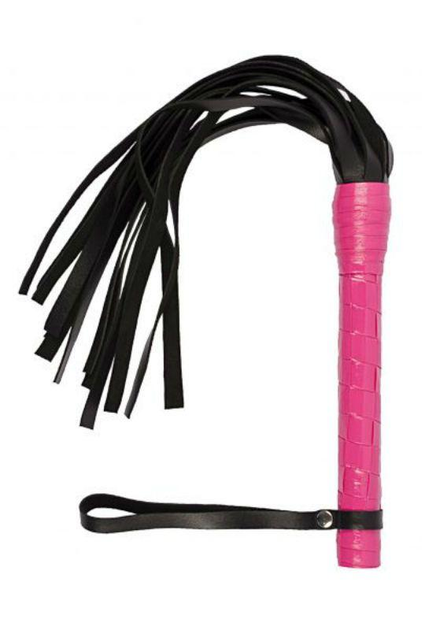 Плеть VIP Leather Flogger 14 хвостов цвет черный (16675021000000000) - изображение 1