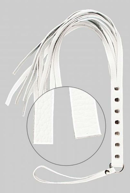 Плеть Fancy Leather Floger цвет белый (16673004000000000) - изображение 2