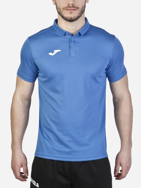 Поло длинное мужское Joma Hobby 100437.700-M М Синее (9996293745104) - Фото 1 Поло длинное мужское Joma Hobby 100437.700-M М Синее (9996293745104) - изображение 1