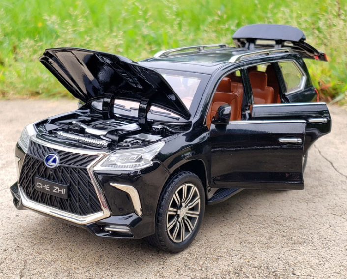 Металева машинка Lexus LX 570 масштаб 1:24 Black - зображення 2