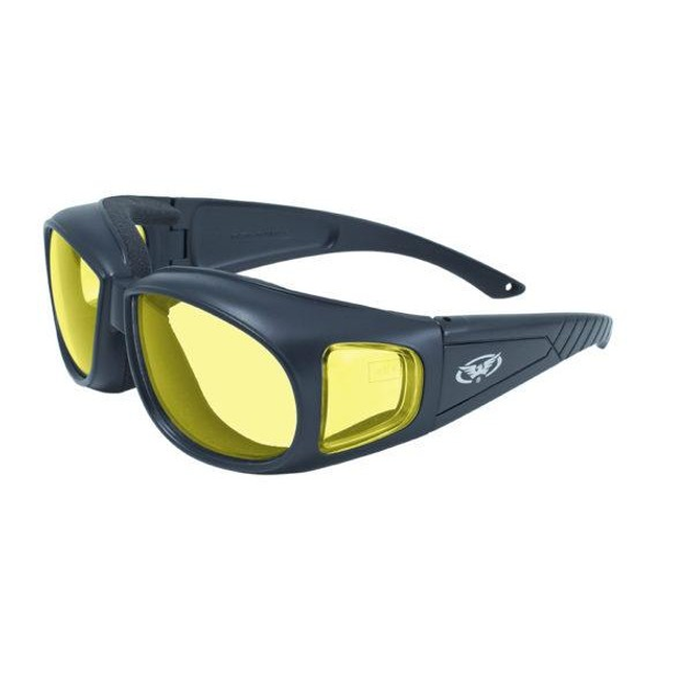 Очки защитные с уплотнителем Global Vision OUTFITTER желтые - изображение 1