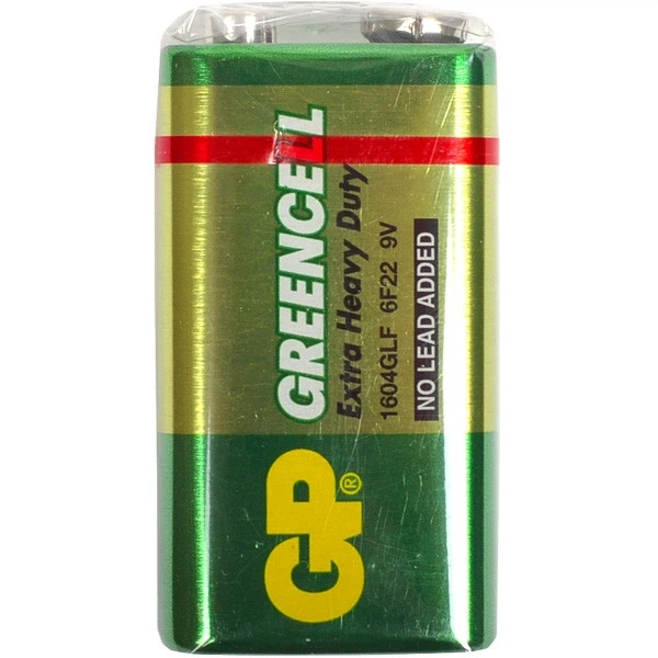 Батарейка GP Greencell 6F22 9V крона – фото, отзывы, характеристики в ...