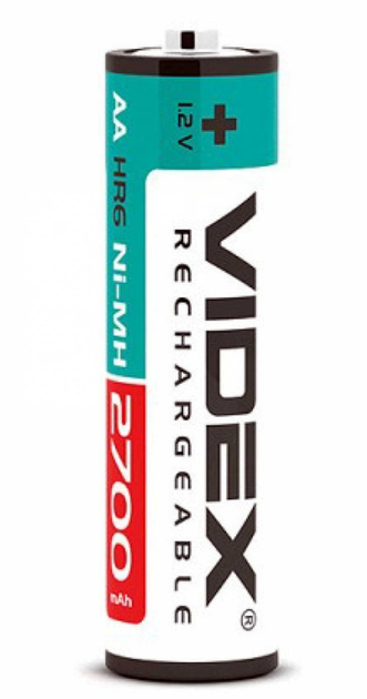 Акумулятори Videx R06 АА 2700 mAh 2bl – фото, відгуки, характеристики в .