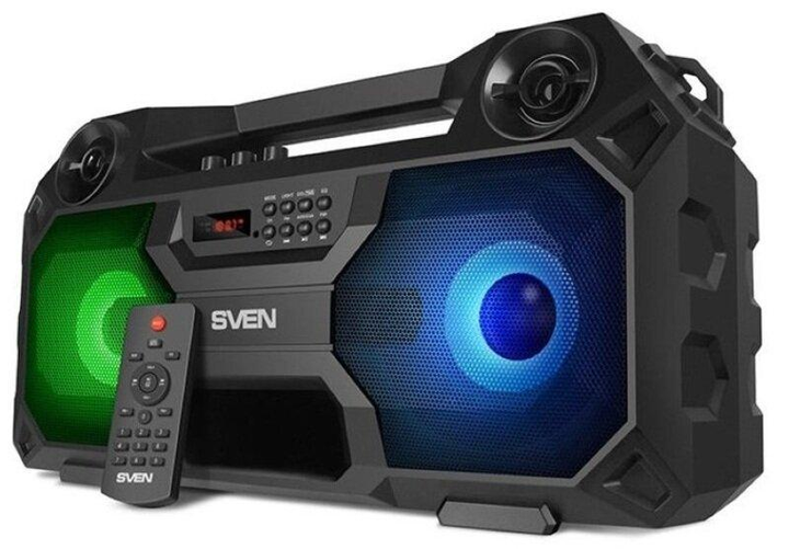 Портативна акустика SVEN PS-580 Black ( FM-радіо,Bluetooth, 36 Вт ...