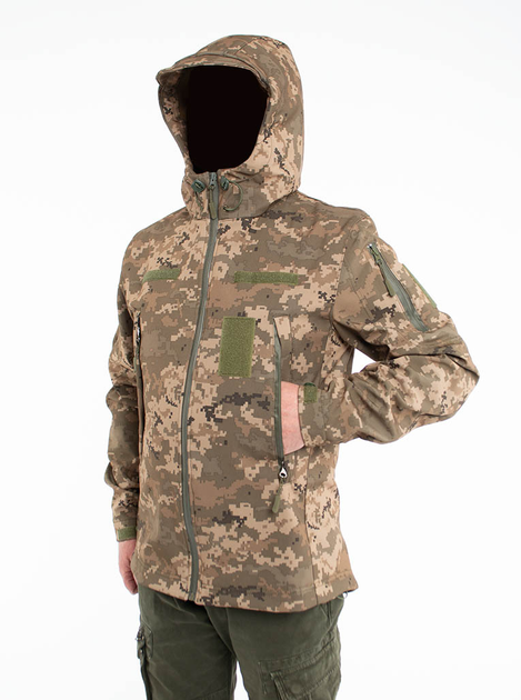 Куртка тактическая софтшелл пиксель ЗСУ ММ14 Soft Shell 46 размер (new_115261) - изображение 2