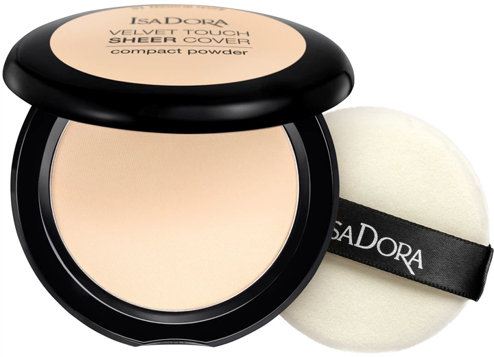 Пудра для лица Isadora Velvet Touch Sheer Cover Compact Powder 40 Fair Porcelain 10 г (7317852149409) - Фото 1 Пудра для лица Isadora Velvet Touch Sheer Cover Compact Powder 40 Fair Porcelain 10 г (7317852149409) - изображение 1