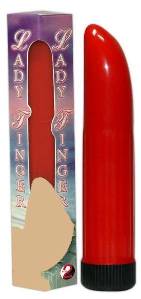 Вибратор You2Toys с изогнутым концом Lady Finger цвет красный (05435015000000000) - изображение 1