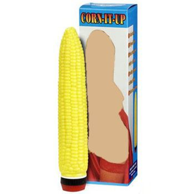 Пластиковий многоскоростной вібратор у вигляді кукурудзи Corn-It-Up в формі кукурудзи (00198000000000000) - зображення 1