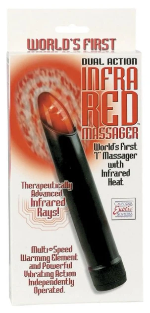 Согревающий вибратор с ИК-излучением California Exotic Novelties Dual Action Infrared Massager (13217000000000000) - изображение 3