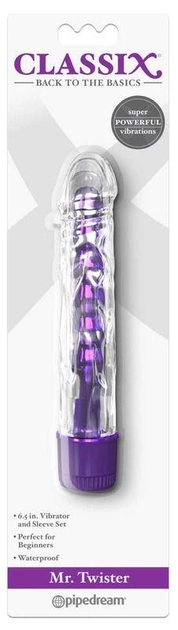 Вибратор Pipedream Classix Mr. Twister цвет фиолетовый (20352017000000000) - изображение 2