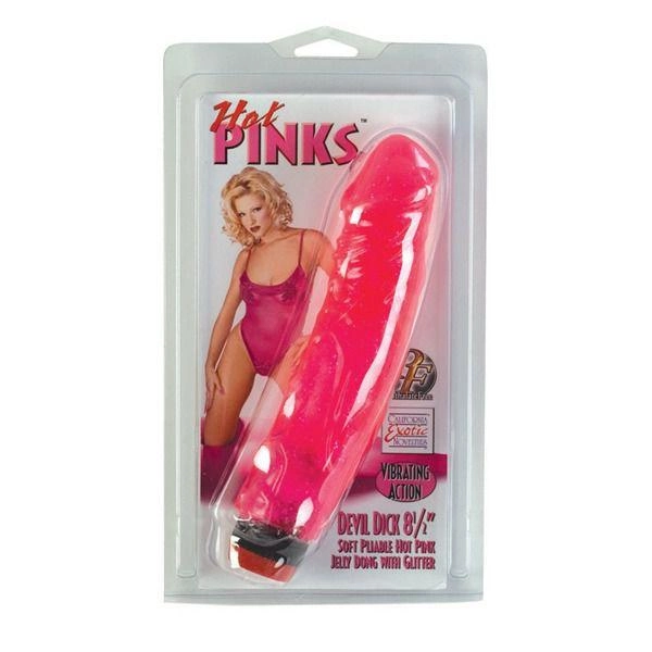Вібратор з блискітками Hot Pinks (10706000000000000) - зображення 2