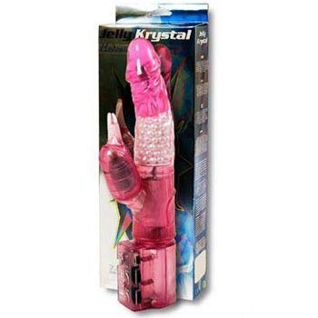 Многоскоростной розовый вибратор с жемчужинами и стимулятором клитора Tarson Pink Squirmy (00222000000000000) - изображение 1