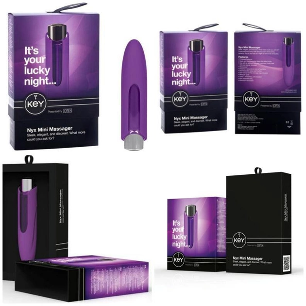 Вібратор Key Nyx Mini Massager колір фіолетовий (12800017000000000) - зображення 1