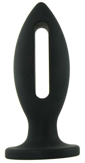 Анальная пробка-тоннель Kink Wet Works Lube Luge Premium Silicone Plug 6 Inch, 15,2 см цвет черный (19877005000000000) - изображение 1